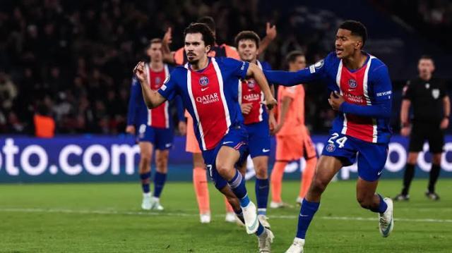 【欧冠】巴萨赛季首败！巴黎再胜4比2，维蒂尼亚制胜